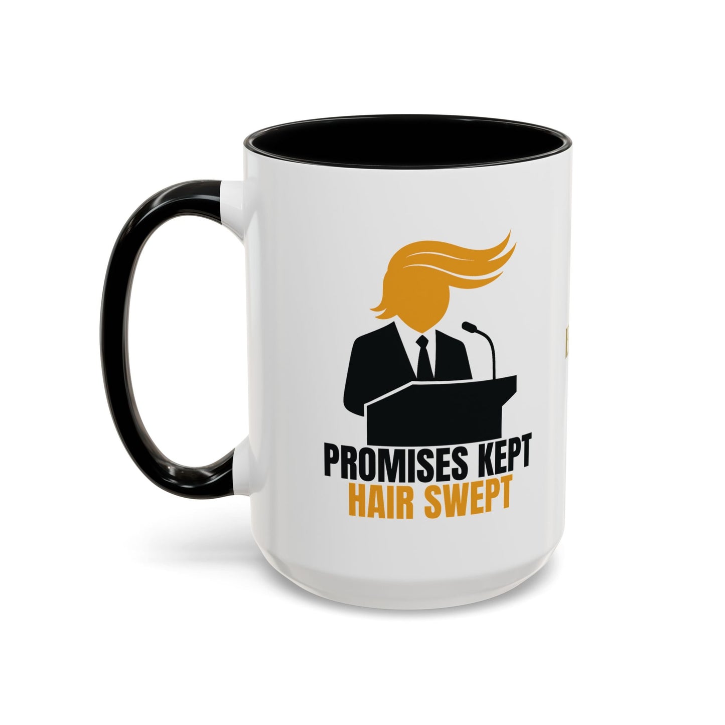 Promises Kept, Hair Swept Two-Tone Coffee Mug