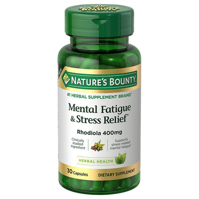 Nature's Bounty Rhodiola 400 Mg Stress Relief Capsules