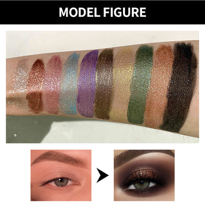 Streamlight Colorful Eye Shadow Liquid Set Night Club Makeup Stage Makeup Performance Makeup Liquid Eye Shadow - Korvel