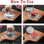 DIY rotary meat patty press three in one adjustable household aluminum alloy hamburger meat press mold manual - Korvel