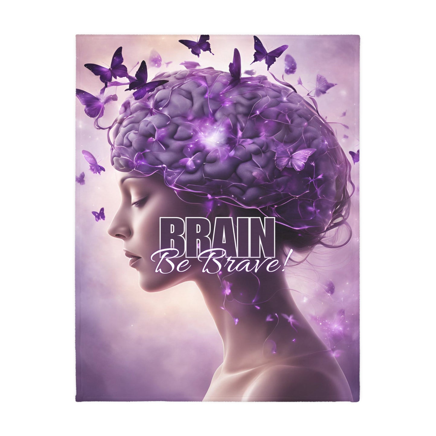 Manta de Microfibra Velveteen Brain Be Brave