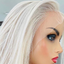Women's Chemical Fiber Front Lace Wig Straight Hair Short Hair Headset Natural Hairline Wig - Korvel
