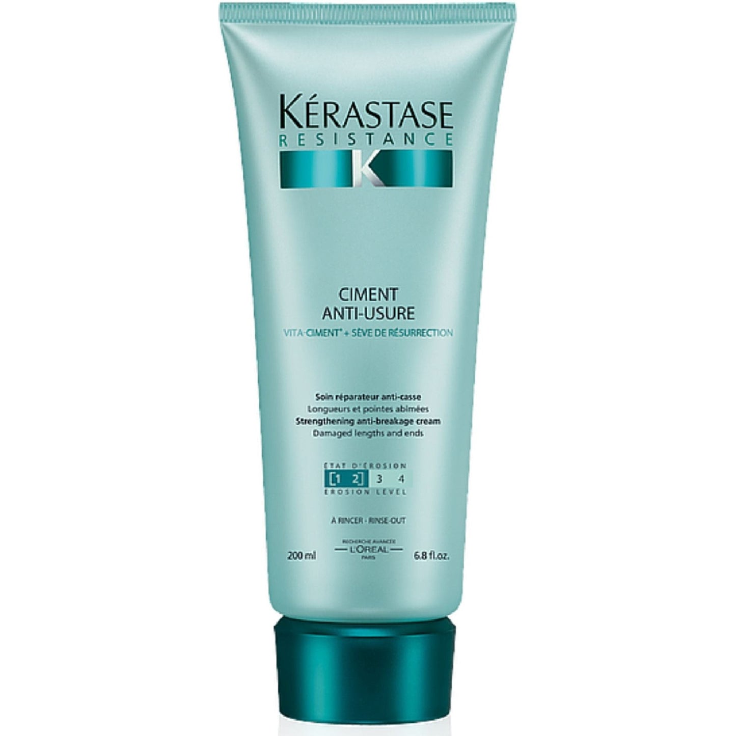 Crema Kérastase Résistance Ciment Anti-Usure, 6.8 oz (Paquete de 6)