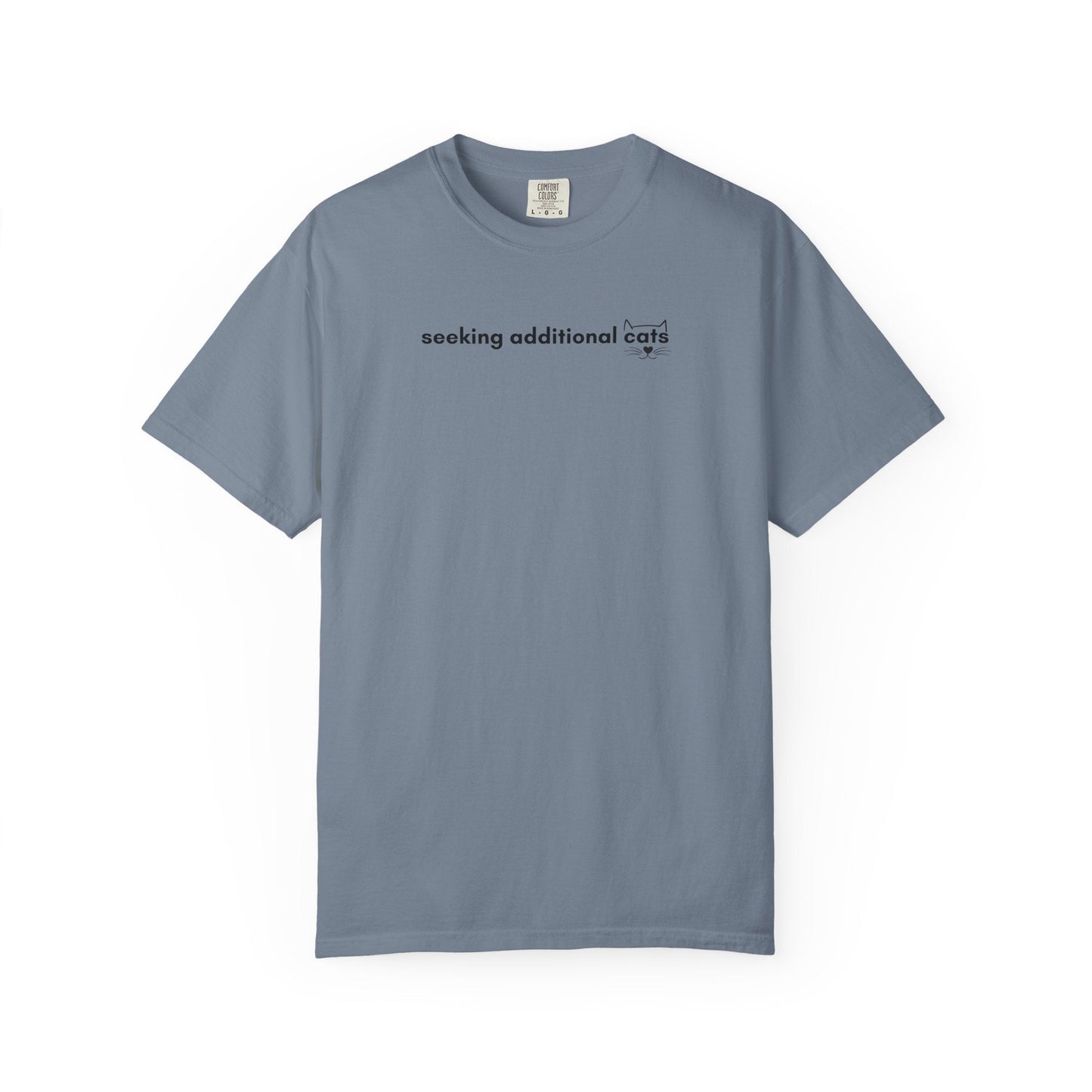 Seeking Additional Cats T-Shirt | Minimalist Cat Lover Tee