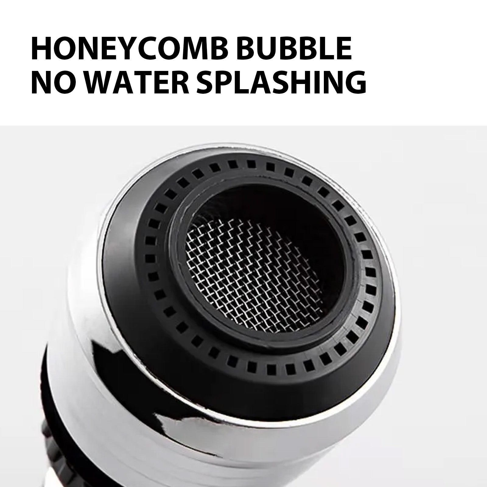 Supercharged Shower Head Home Kitchen Faucet Anti-Splash Head Universal Rotary Supercharged Stainless Steel Shower Head - Korvel