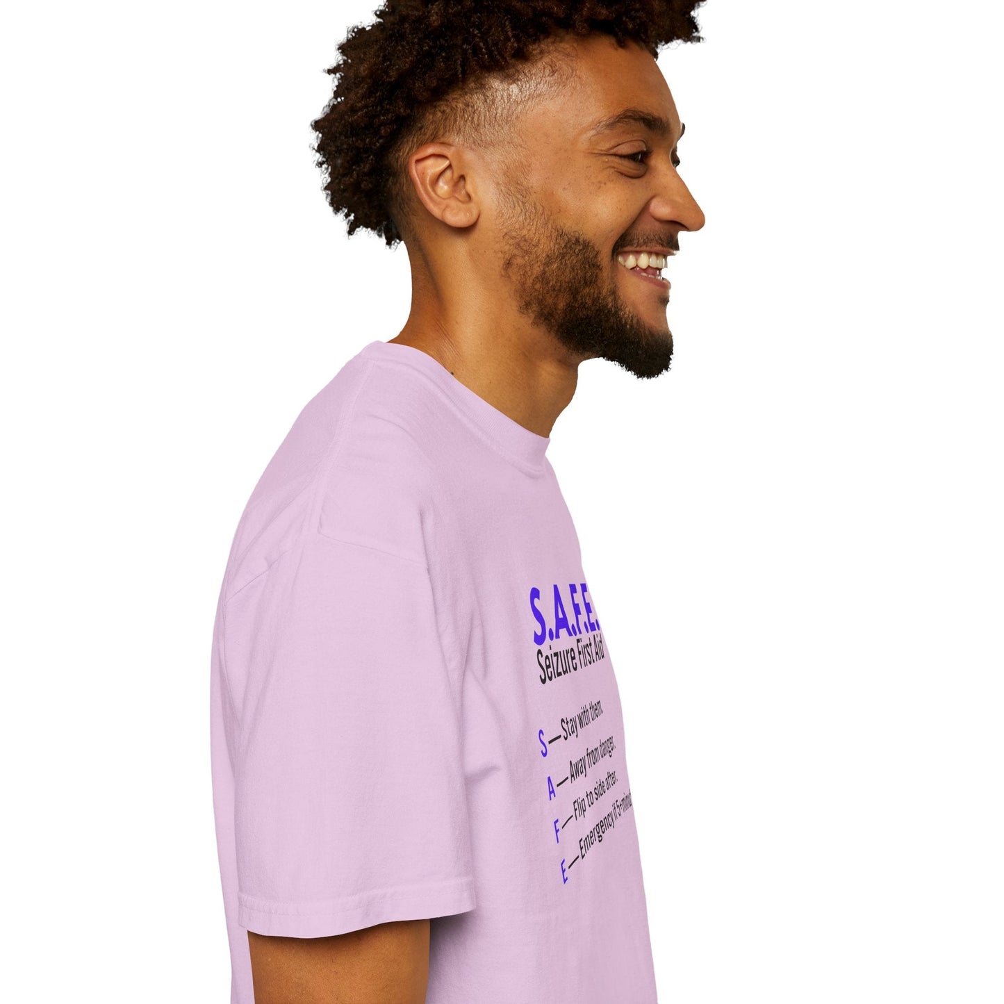 S.A.F.E. Seizure First Aid T-Shirt – Epilepsy Awareness Tee