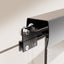 44 "-48" wide * 72 "high semi frameless double sliding shower door 1/4" (6mm) thick SGCC tempered glass door, matte black - Korvel