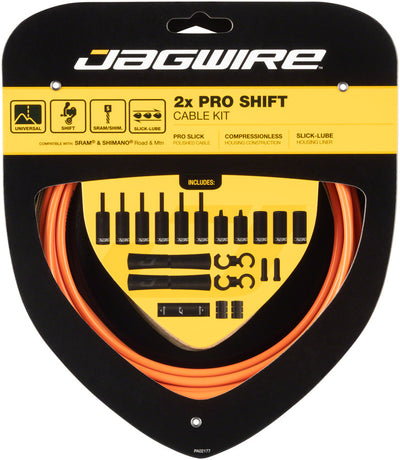 Jagwire Pro Shift Kit - Premium Bicycle Cables in Orange