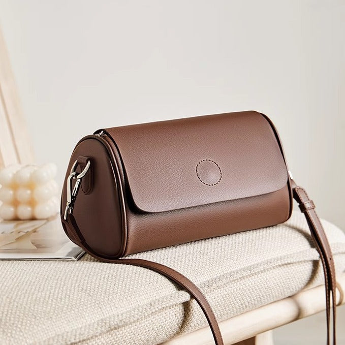 Bolso de mano redondo mini tote para mujeres