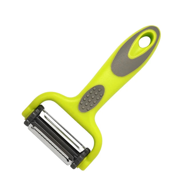 3 In 1 Rotary Peeler Fruit Vegetables Cabbage Graters Salad Carrot Potato Slicer Kitchen Multifunction Grater Julienne Peeler - Korvel