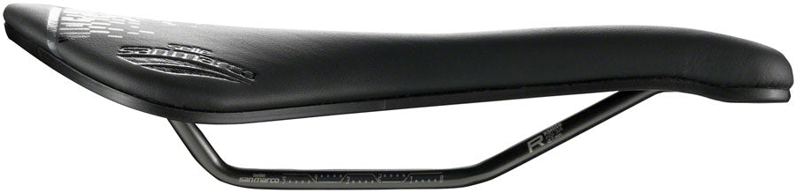 Selle San Marco Aspide Short Open-Fit Racing Saddle - Manganèse Noir Large pour Homme