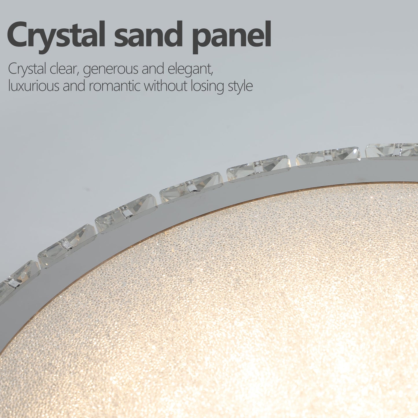 Elegant Embedded Crystal Chandelier