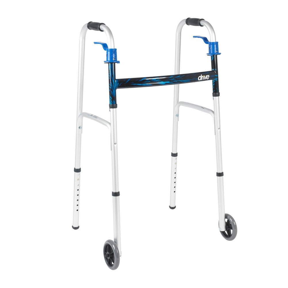 Déambulateur pliant à déclenchement par gâchette Drive Medical
