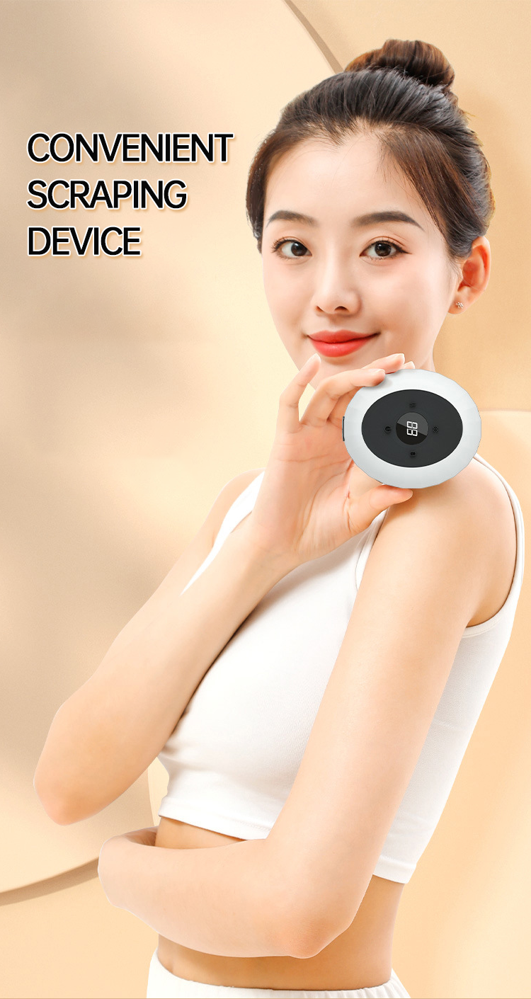 12 Levels Electric Intelligent Scraping Cupping Device Household Wireless Cup Instrument Painless Dredge Meridians Health Care - Korvel
