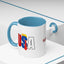 Taza de café con acento vibrante de EE. UU.