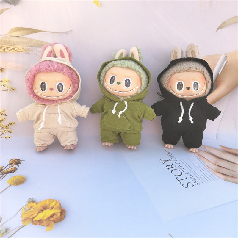 17cm Vinyl Macaron Plush Keychain Doll Accessory