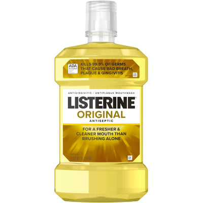 Listerine Original Antiseptic Mouthwash - 1.5 Liters