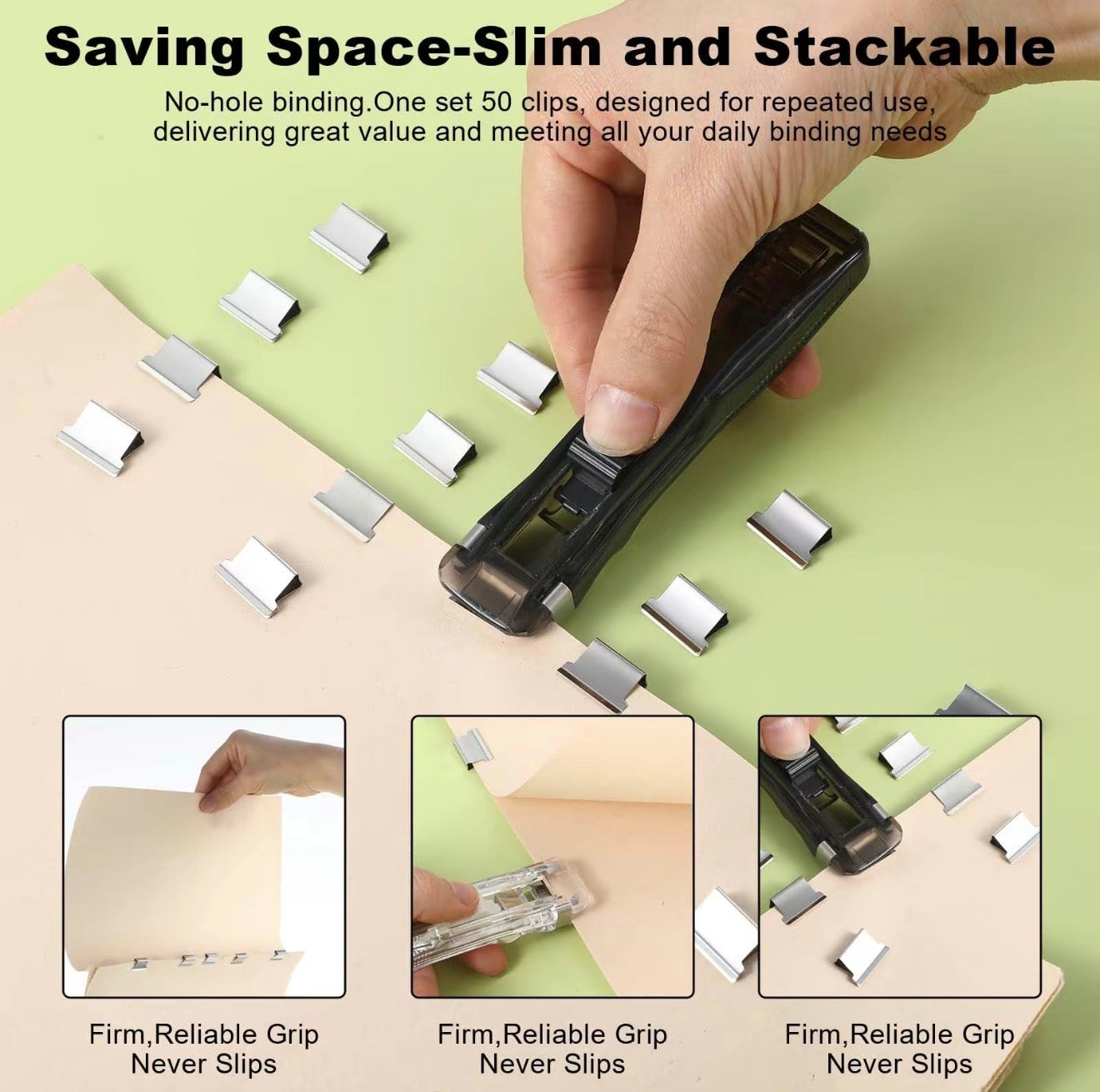 ClipEase Binder Stapler - Effortless Document Binding
