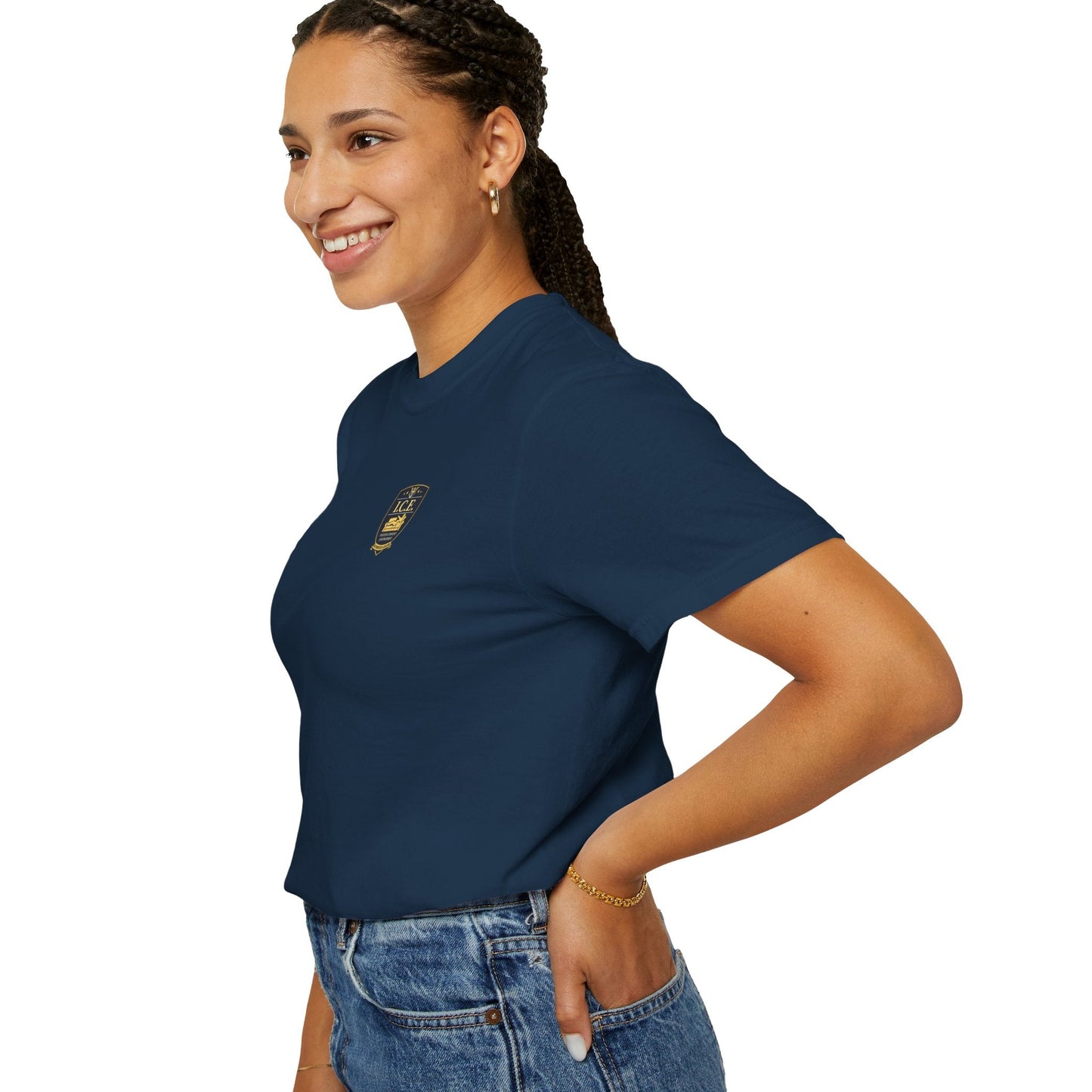 I.C.E. Badge T-Shirt | Institute of Cozy Excellence Tee