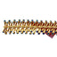 European and American Fashion Trend Retro Literary Inlays Fresh and Versatil, Sea Blue Zircon Texture Copper Plated 18K Bracelet - Korvel