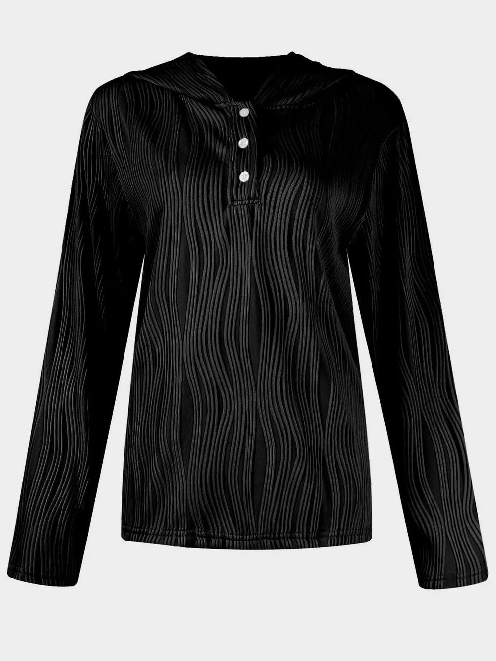 Sudadera de Manga Larga Texturizada