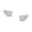 Boucles d'oreilles en diamant Miracle-Set en argent sterling 0,925 1/2 Cttw