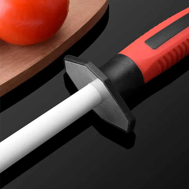 Ceramic Knife Sharpening Rod - 10/12 Inch Professional Tool