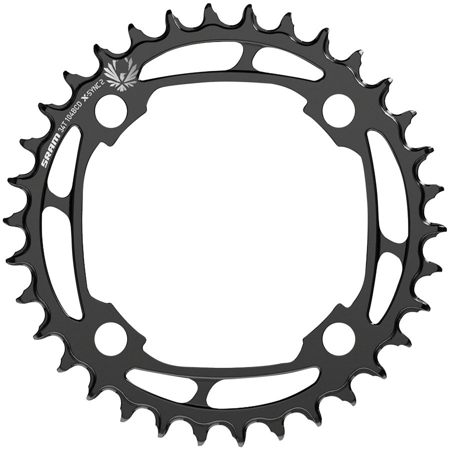 SRAM X-Sync 2 Steel Eagle Chainring - 34T Black