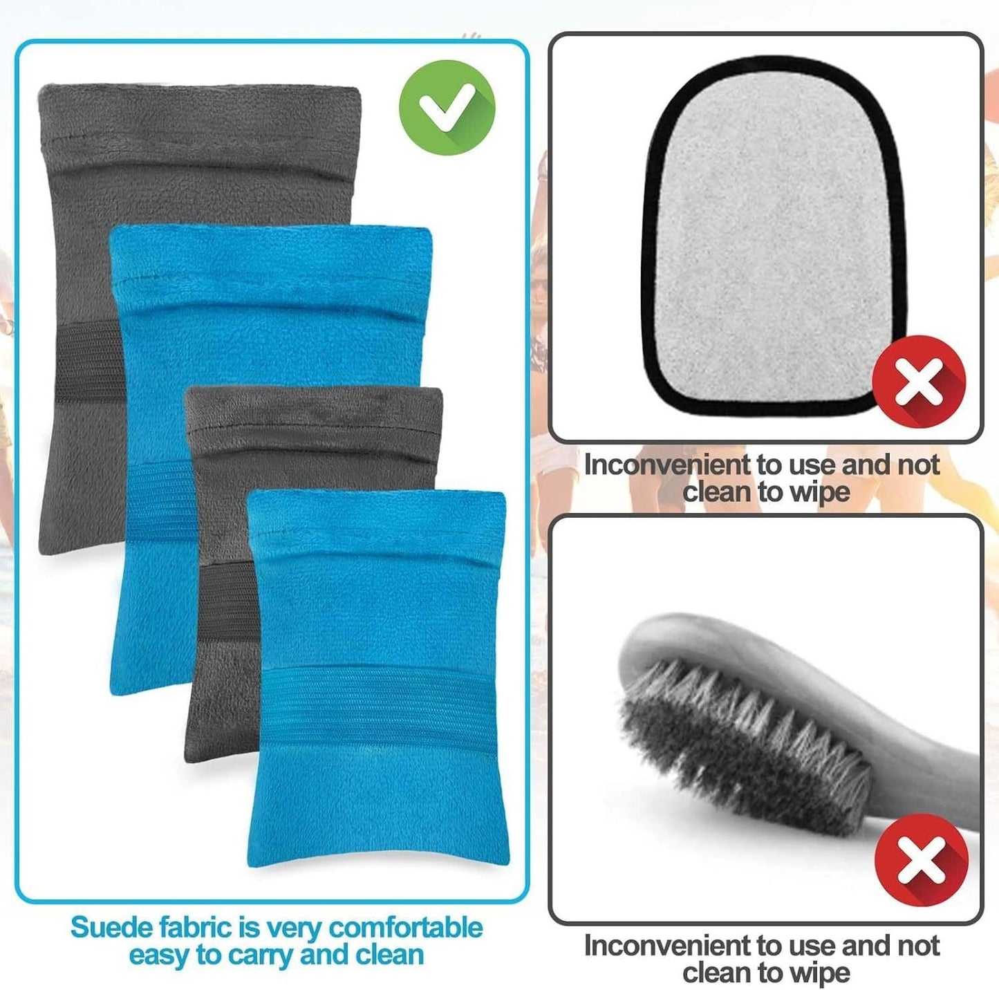 Guantes de Limpieza de Arena Palksky para Diversión en la Playa