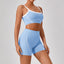 Conjunto de Ropa Deportiva de Tirantes para Mujer con Color Contrastante