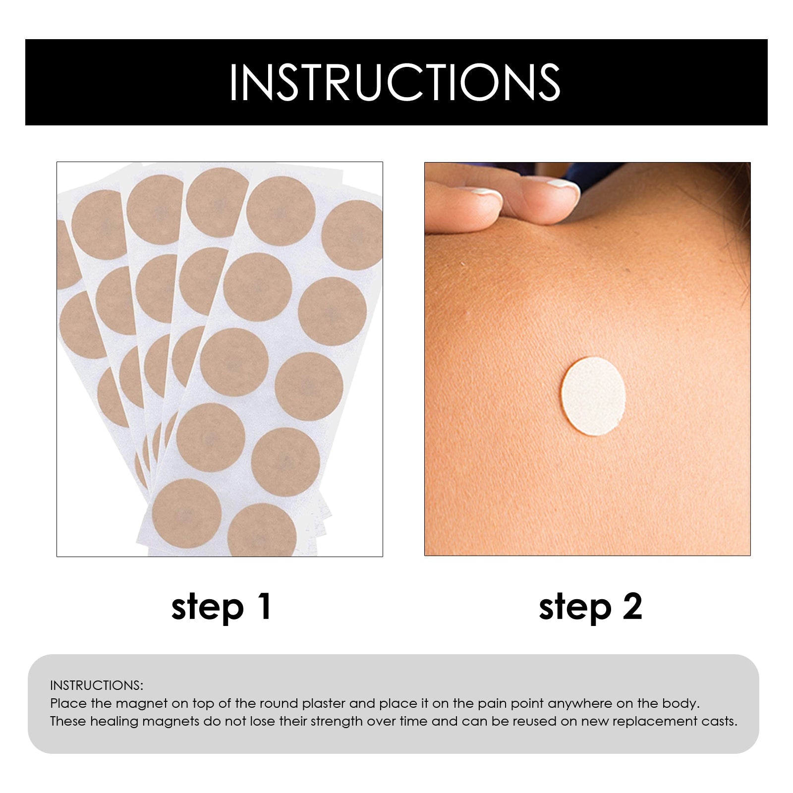 Magnetic Acupoint Patch To Relieve Body Shoulder, Neck, Knee And Lumbar Joint Pain Health Care Patch - Korvel