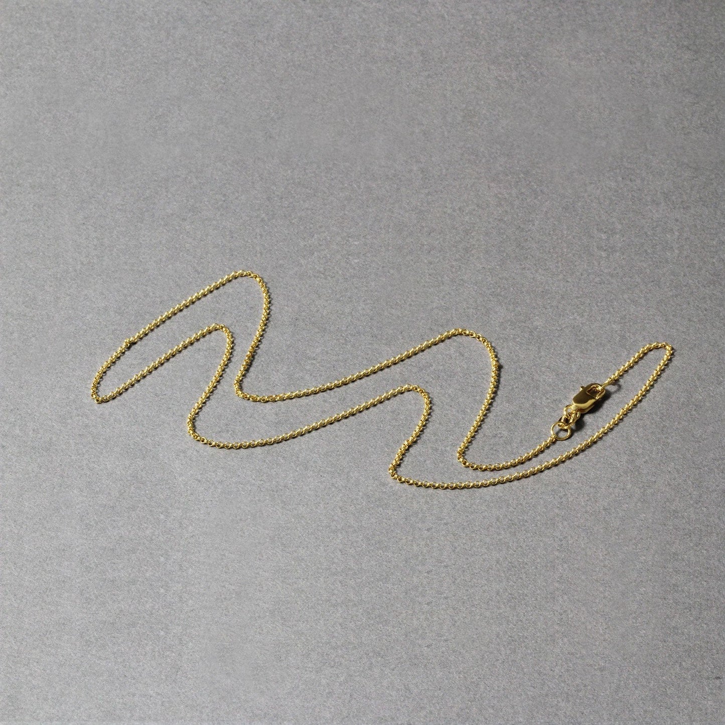 14k Yellow Gold Diamond Cut Rolo Chain - 1.1mm