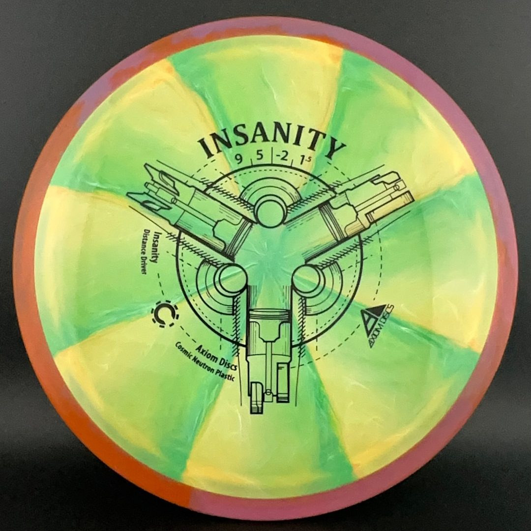 Cosmic Neutron Insanity Disc Golf Driver