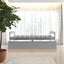 Twin size platform bed, with two drawers, gray - Korvel