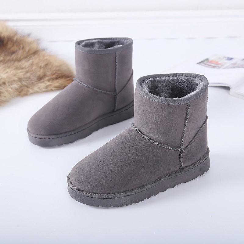 Bottes de neige en fausse fourrure élégantes pour femmes