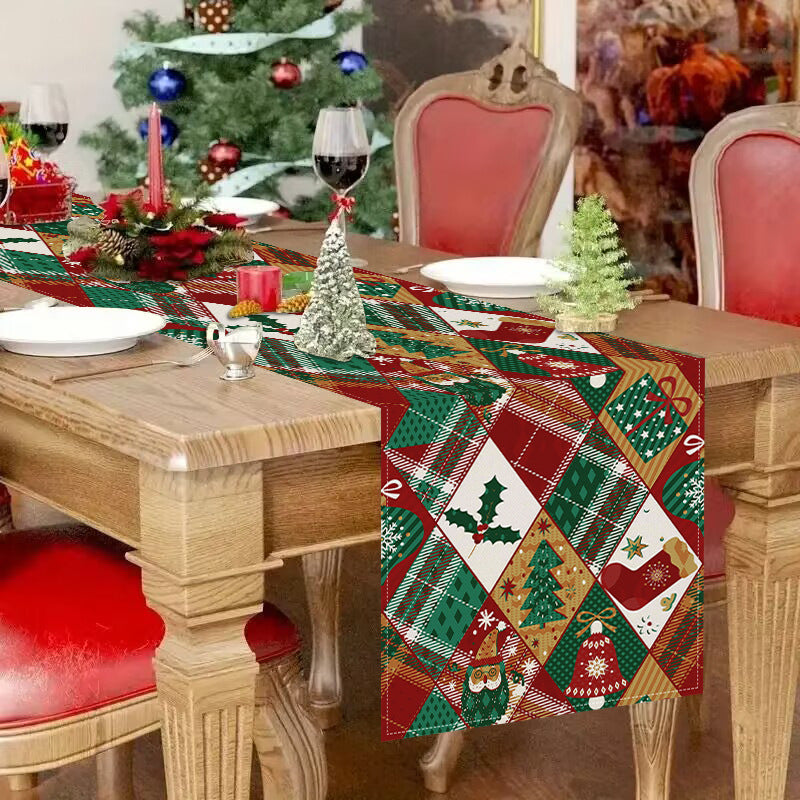 Nappe en Plaid de Noël pour Décor Festif