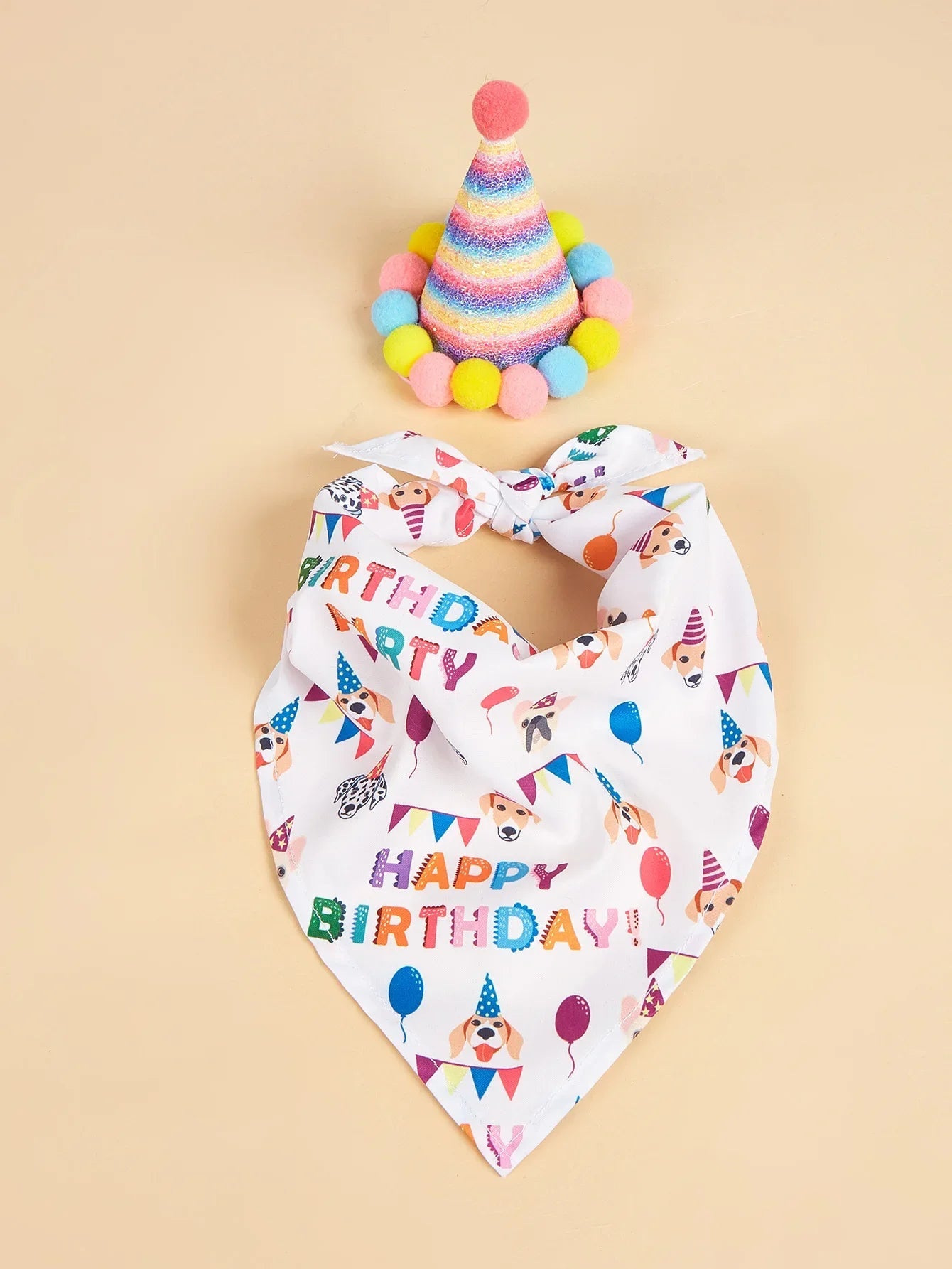 Dog Happy Birthday Decoration Dog Costume Hats Bowknot Bandana Neckerchief Bibs Banners Party Cat Dog Pets Accessories Perros - Korvel