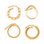 Hip hop Sweet Cool Diamond Set Cuban Buckle Bracelet Christmas Style Stacked Metal Smooth Bracelet for Women - Korvel