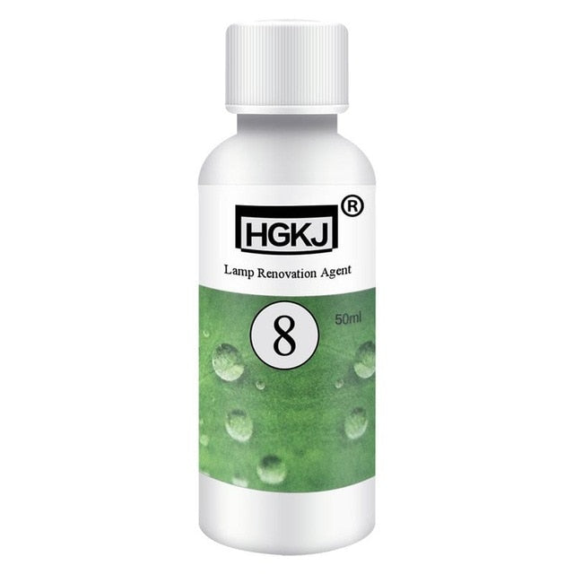 20/50ML HGKJ-8 Car Headlight Cleaning Fluid Repair Refurbishment Fluid Detergent Car Light Cleaner - Korvel