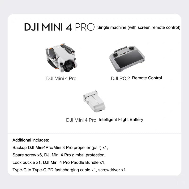 DJI Mini 4 Pro, an all-in-one mini aerial camera from DJI, is an entry-level drone that intelligently follows panoramic shooting - Korvel