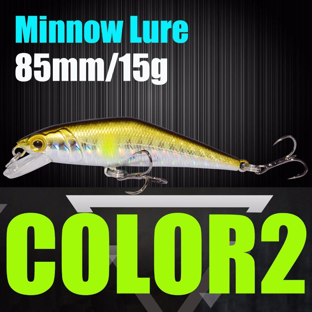 AFISHLURE Fishing Lure Wobblers Trout  85mm/15g Minnow  Hard Baits Iscas Artificial Pesca Leurre - Korvel