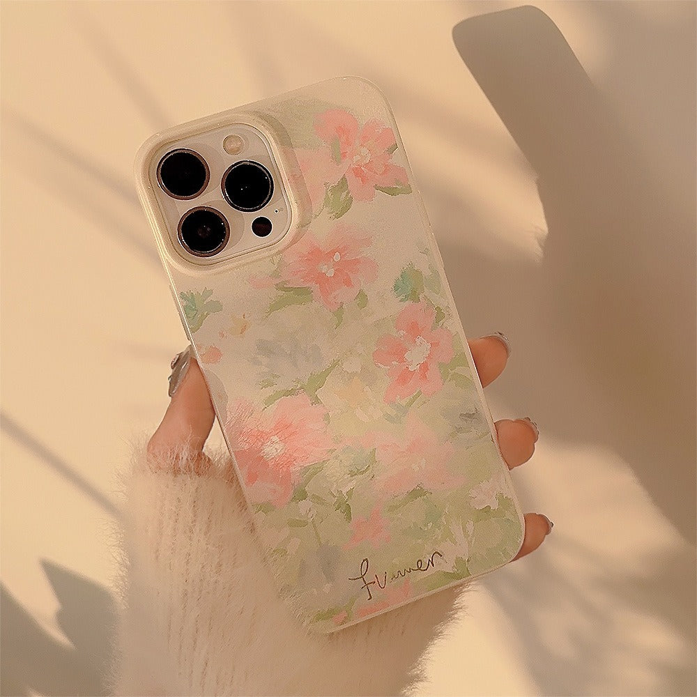 Garden in Oil Painting iPhone 15 Phone Case 14 Art 13Pro Silicone Max - Korvel