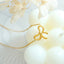 18K Gold-Plated Bow Necklace - Korvel