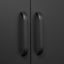 Armoire de rangement en acier premium avec portes doubles et partitions mobiles