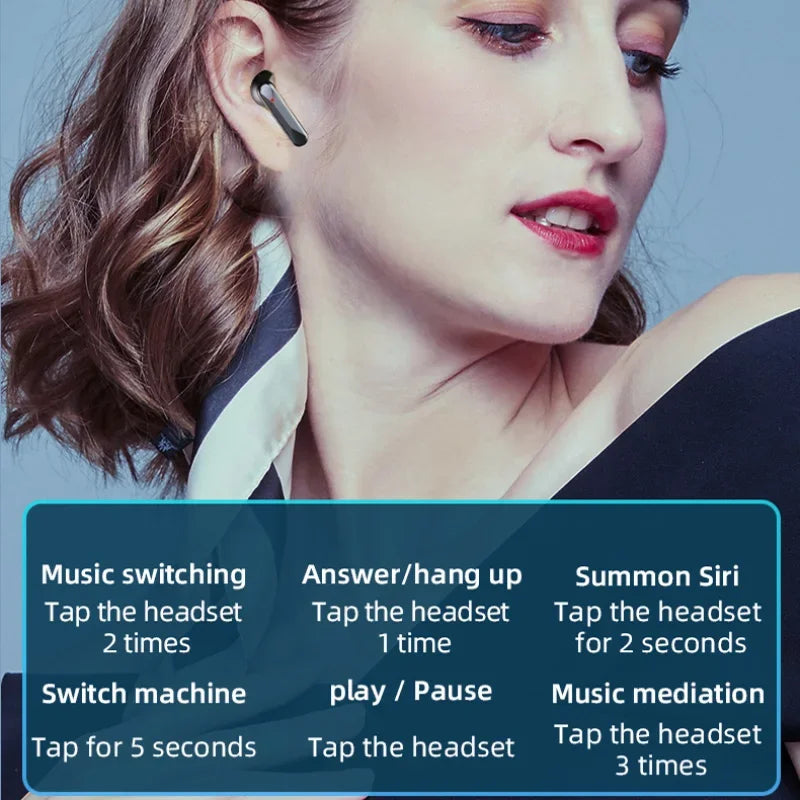 Écouteurs sans fil Bluetooth S20 TWS avec réduction de bruit