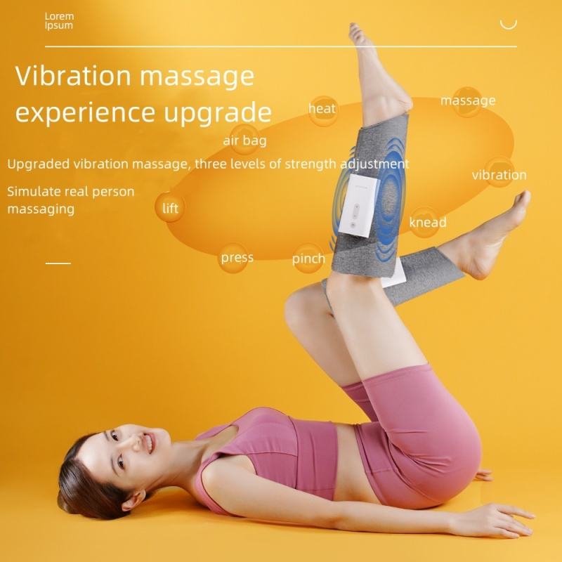 Electric air wave leg cover calf massager home automatic hot compress pressure leg massager leg slimming device - Korvel