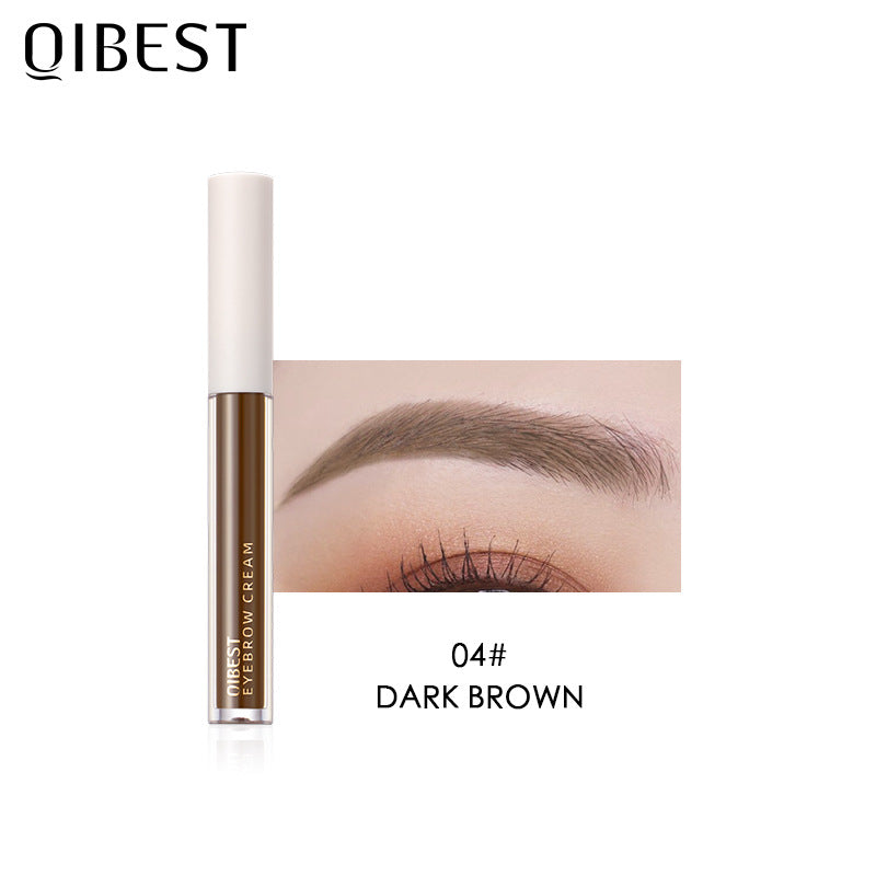 Crema para teñir cejas tridimensional QIBEST - Impermeable y de larga duración