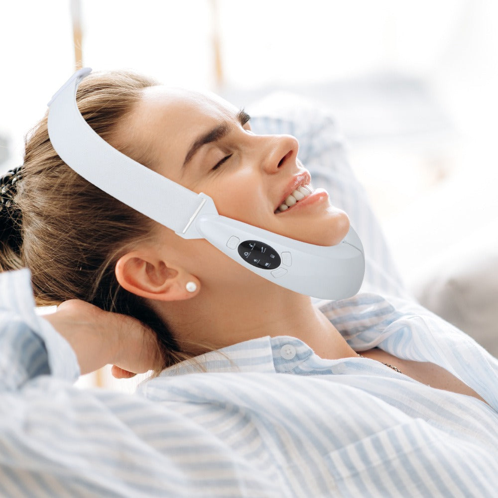 New Micro Current Colorful Light Beauty Slimming Instrument Tool Intelligent Tuina Hot Apply Lifting V-shaped Slimming - Korvel