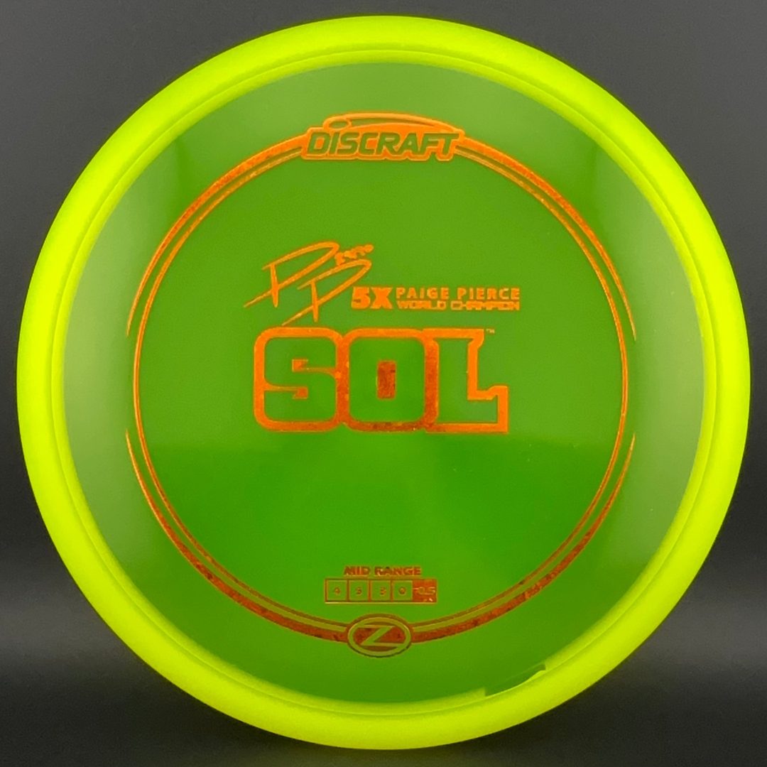 Signature Z Sol - Paige Pierce 5X Champion du Monde Disc