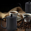 Household coffee hand brewing pot with narrow mouth and long mouth coffee pot with lid - Korvel